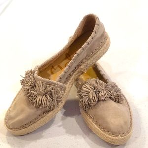 Sam Edelman Suede leather espadrilles flats 6.5 /7